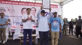 Calon Presiden nomor urut 2, Prabowo Subianto hadir di acara Deklarasi Dukungan dari masyarakat Subang dan Relawan. (Dok. TKN Prabowo - Gibran)