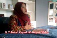 N. Yohanah, Kepala SD Negeri Cileles (Dok. Hariansumedang.com/Tatang Tarmedi)