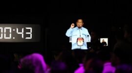 Acara debat kelima Pilpres 2024 yang digelar di Jakarta Convention Center (JCC), Jakarta. (Dok. TKN Prabowo - Gibran)