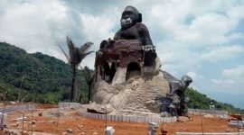 Pemdes Banjarsari Kecamatan Jatinunggal sedang membangun wisata desa (Dok.Hariansumedang.com/ Mat Rahmat)