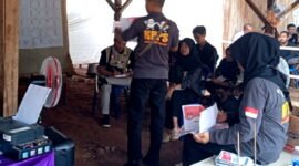Pelaksanaan Pemilu di Kecamatan Surian tampak kondusif (Dok.Hariansumedang.com/Gilang Gumilanf)