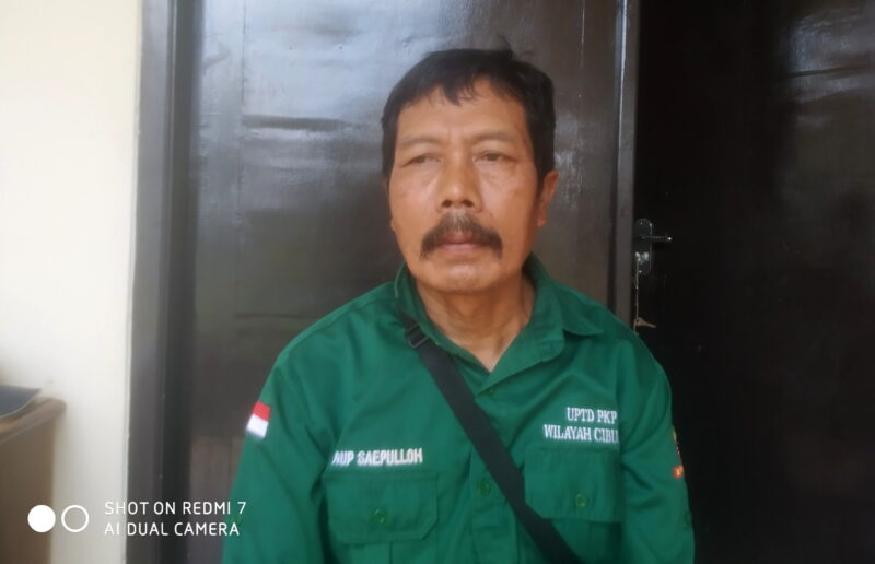 Aup Saepuloh, Kepala UPTD Pertsnian Kecamatan Cibugel (Dok.Hariansumedang.com/Tatang Tarmedi)