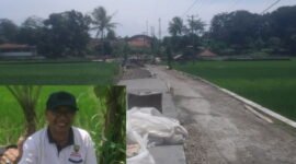 Memanfaatkan Dana Desa Tahap 1 untuk Program Ketahanan Pangan, Pemdes Cibitung perbaiki Jalan Usaha Tani Cibitung - Nagrak (Dok.Hariansumedang.com/ Tatang Tarmedi)