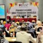 Foto: Badan Nasional Sertifikasi Profesi (BNSP) melaksanakan penandatanganan Surat Perjanjian Swakelola Program Sertifikasi Kompetensi Kerja (PSKK) di Hotel Harris Gubeng, Surabaya, pada Senin, 20 Mei 2024. (Doc.BNSP)