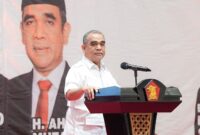 Sekjen Gerindra Ahmad Muzani hadir dalam Rapat Koordinasi pengurus Partai Gerindra se-Jawa Barat. (Dok. Partai Gerindra)
