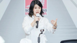 Wakil Ketua Dewan Pembina Partai Solidaritas Indonesia (PSI) Grace Natalie. (Instagram.com/@gracenat)