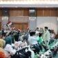 Presiden RI terpilih Prabowo Subianto menghadiri acara 'Forum Legislator PKB' yang digelar di Grand Sahid Jaya, Jakarta. (Dok. Tim Media Prabowo)