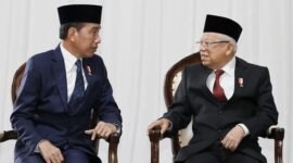 Presiden Joko Widodo bersama Wakil Presiden (Wapres) Ma'ruf Amin. (Instagram.com @kyai_marufamin)