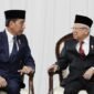 Presiden Joko Widodo bersama Wakil Presiden (Wapres) Ma'ruf Amin. (Instagram.com @kyai_marufamin)