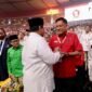 Acara peringatan HUT ke-17 Partai Gerindra yang digelar di Sentul International Convention Center (SICC), Sentul, Bogor. (Facebook.com @Prabowo Subianto)