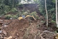  SAR gabungan masih terus berupaya melakukan penanganan serta mencari satu korban hilang akibat longsor yang terjadi di Kabupaten Subang, Jawa Barat. (BPBD Kabupaten Subang)