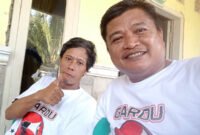 Nana Satria Permana, Ketua Umum GARDU (kiri)